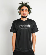 RIZIN STENCIL ［DRY］Tシャツ / BLACK