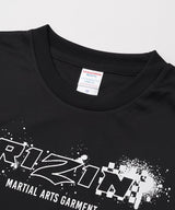 RIZIN STENCIL ［DRY］Tシャツ / BLACK