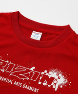RIZIN STENCIL ［DRY］Tシャツ / RED