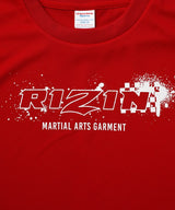 RIZIN STENCIL ［DRY］Tシャツ / RED