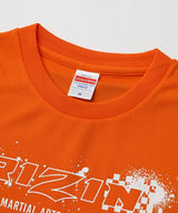 RIZIN STENCIL ［DRY］Tシャツ / ORANGE