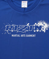 RIZIN STENCIL ［DRY］Tシャツ / BLUE